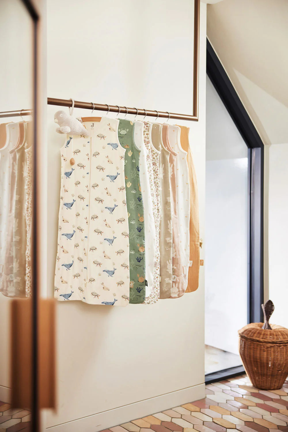 Sleeping Bag Jersey Retro Flowers