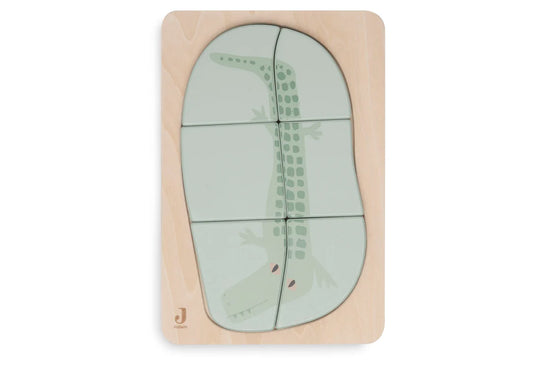 Wooden Puzzle - Croco