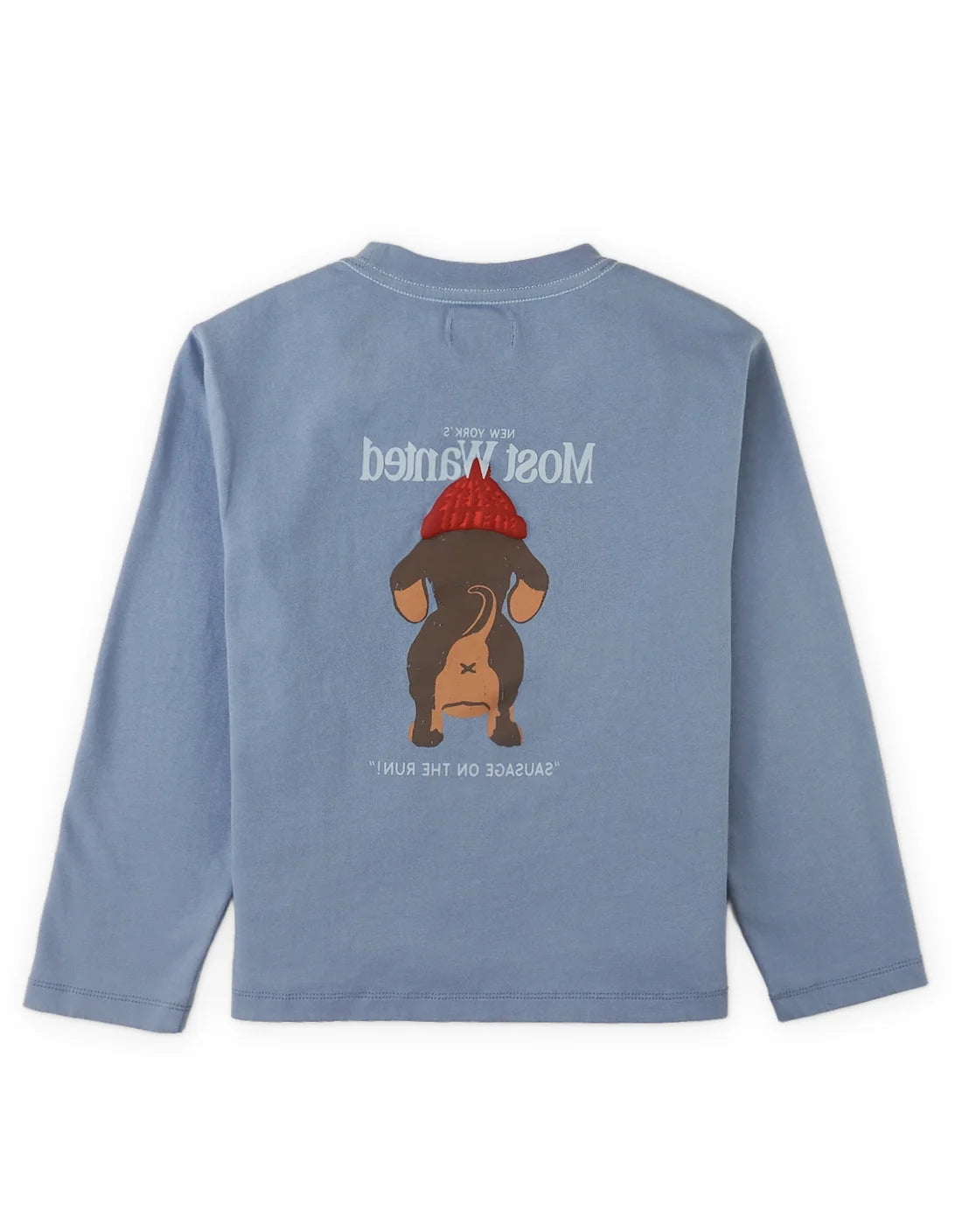 Myron Graphic Tee with “Most Wanted” Dachshund