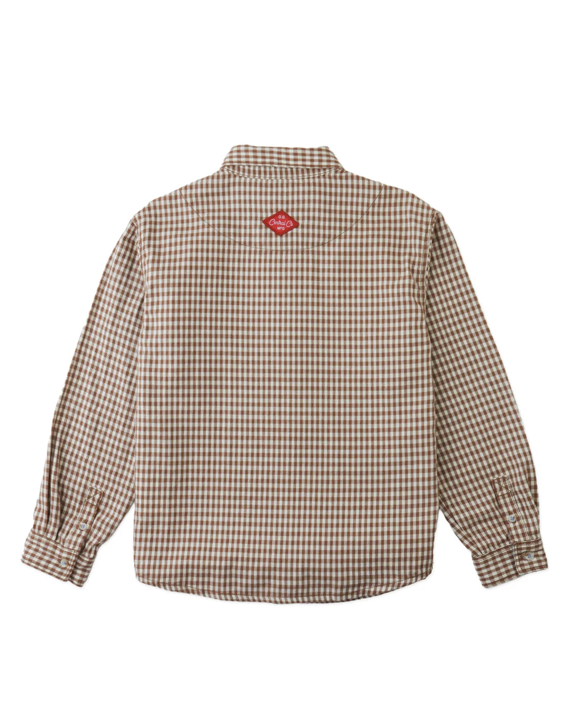 Orlando Brushed Gingham Shirt with Side Pockets