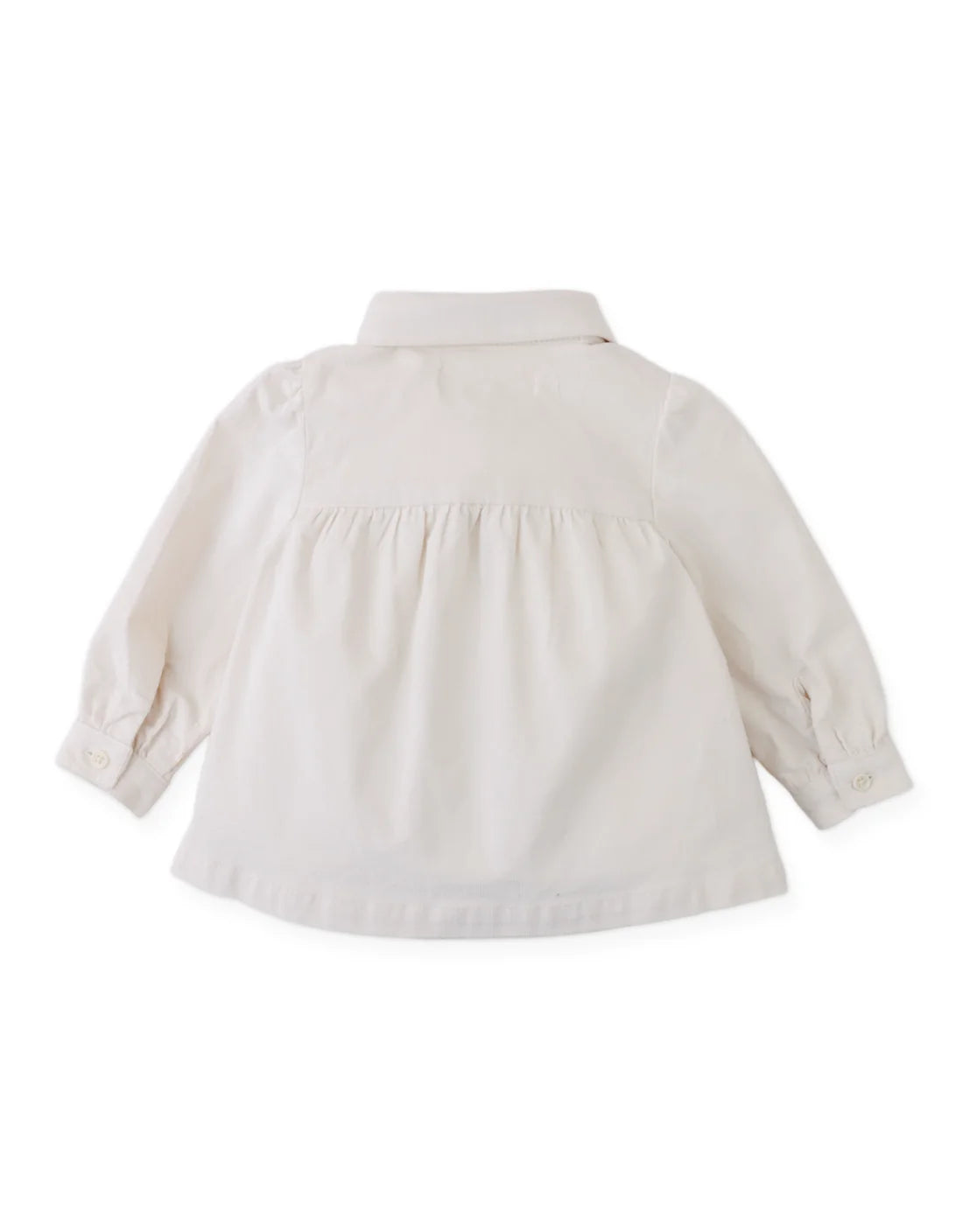 Baby Edith Collared Blouse with Cross-Stitch Embroidery