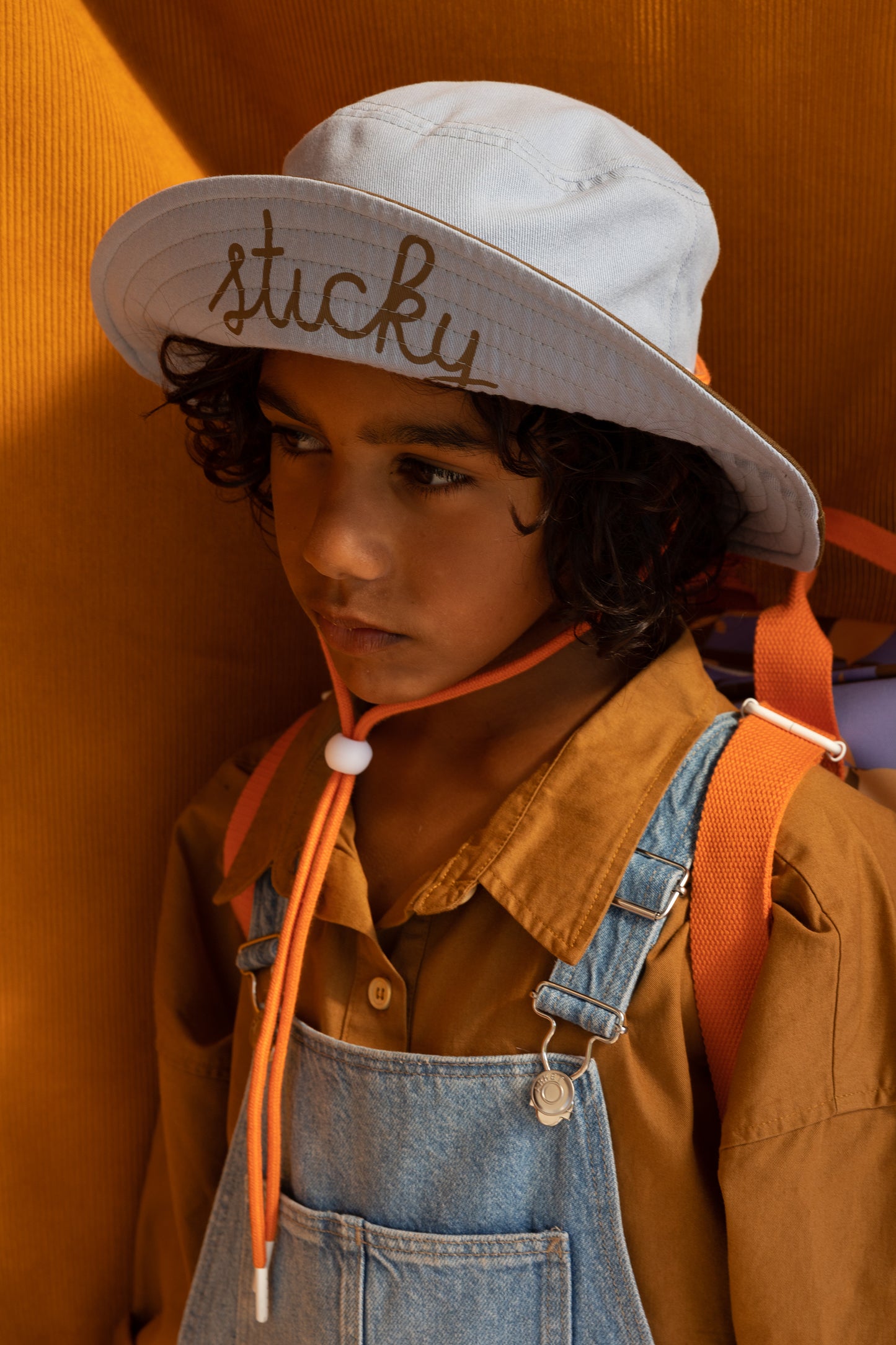 Sun Hat | Blooming Purple + Soil Green