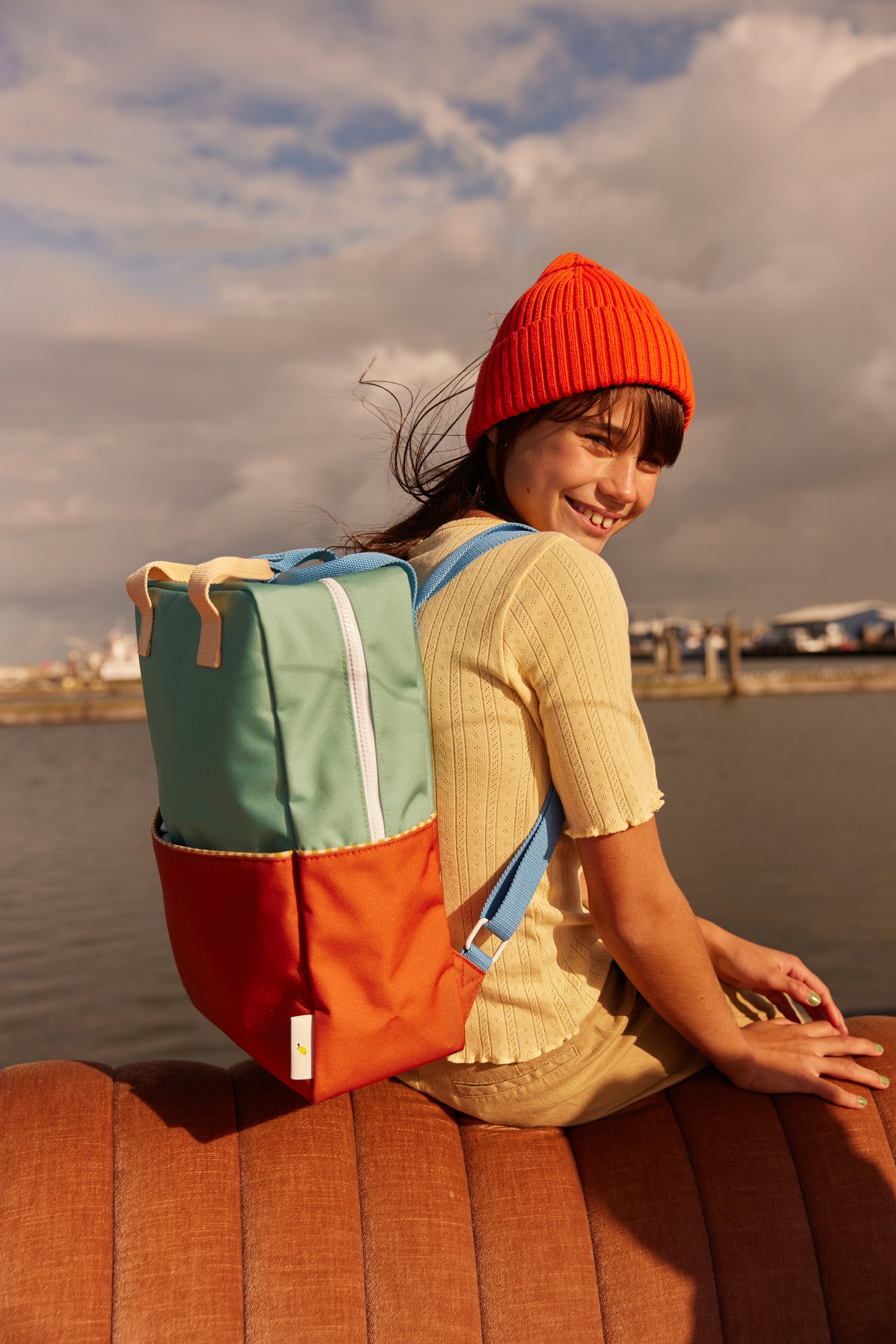 Backpack Large • Colourblocking • Aquatic Green