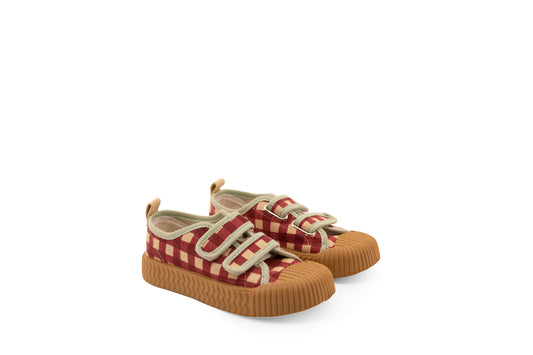Canvas Shoes | Gingham Grape