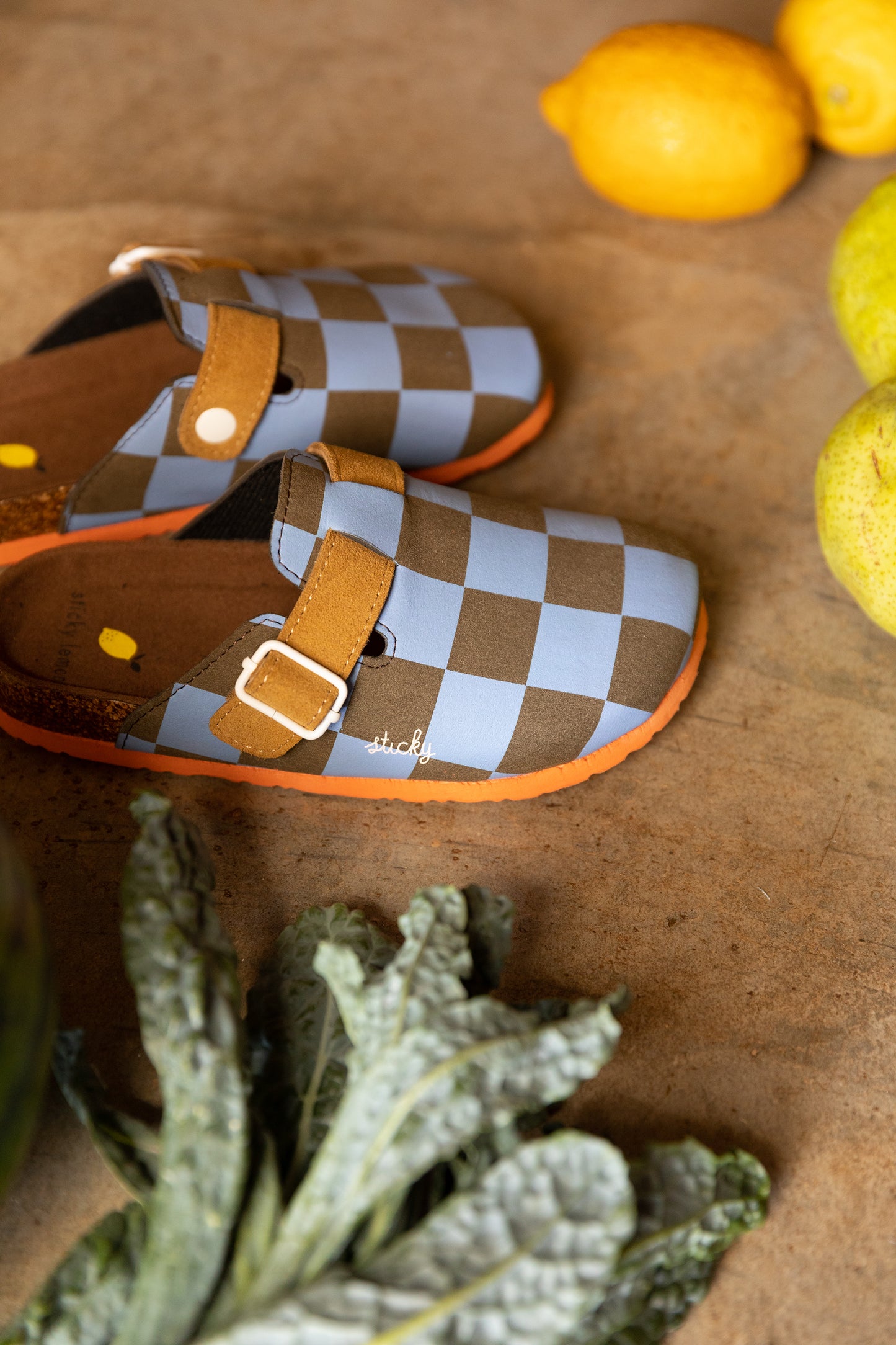 Clogs • Soil Green + Blooming Purple