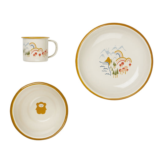 Enamel Kids Meal Set - Land of Fabelab