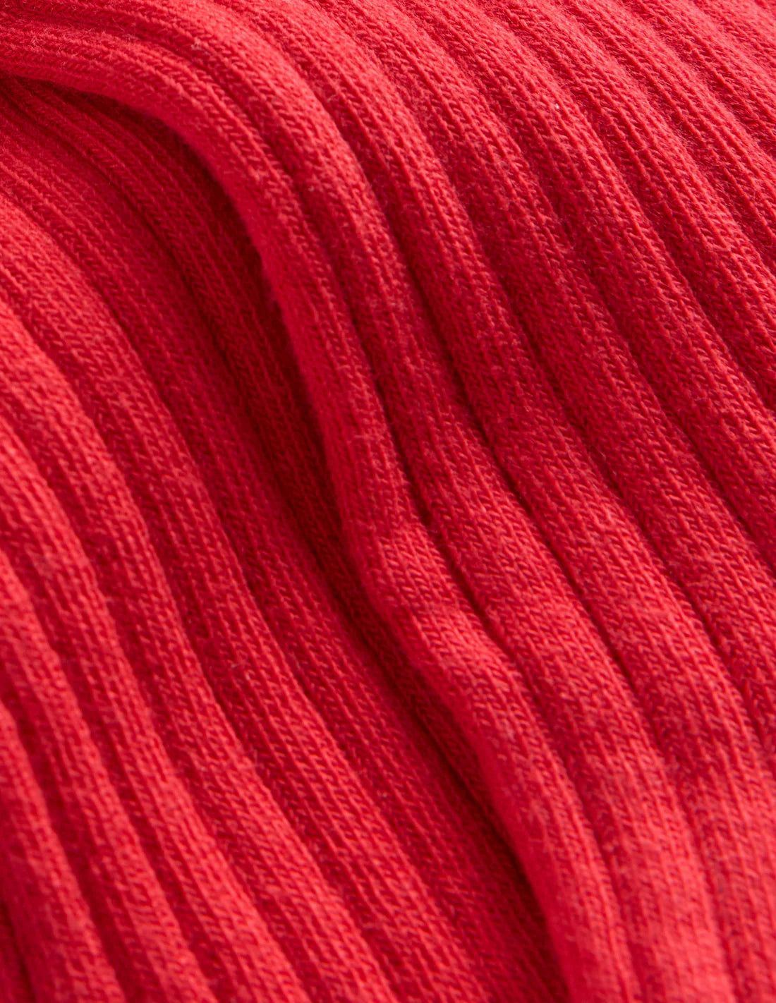 Baby Ribbed Tights-Rockabilly Red