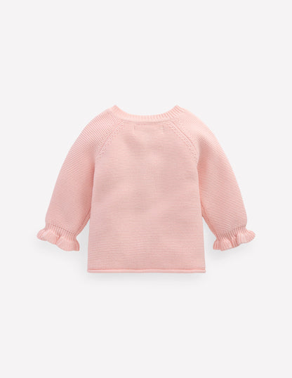 Pretty Embroidered Cardigan-Lotus