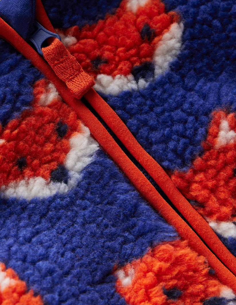 Boys Borg Fleece-Blue Foxes