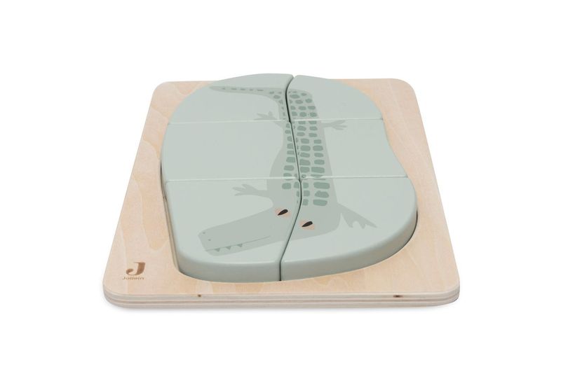 Wooden Puzzle - Croco