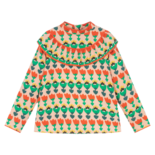 Stella Kids Pink Floral Blouse