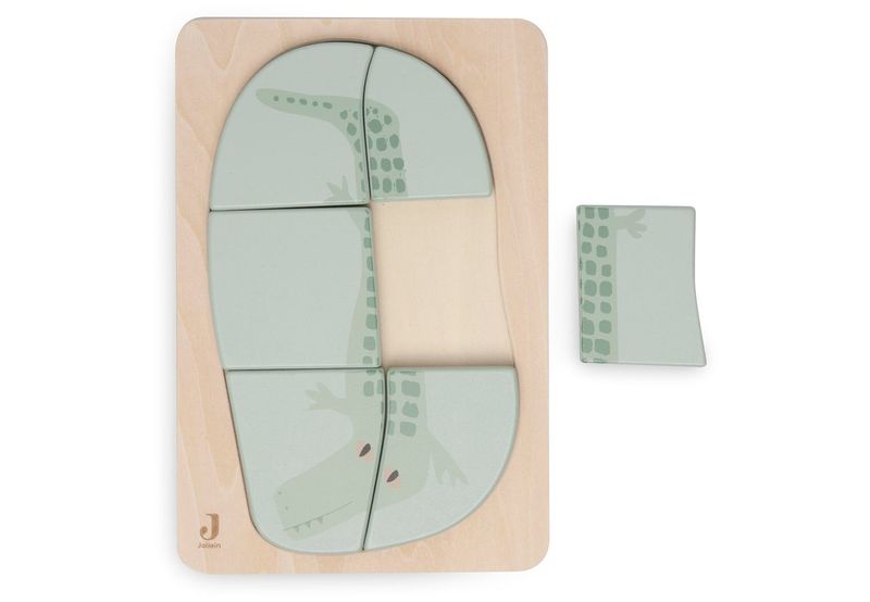 Wooden Puzzle - Croco