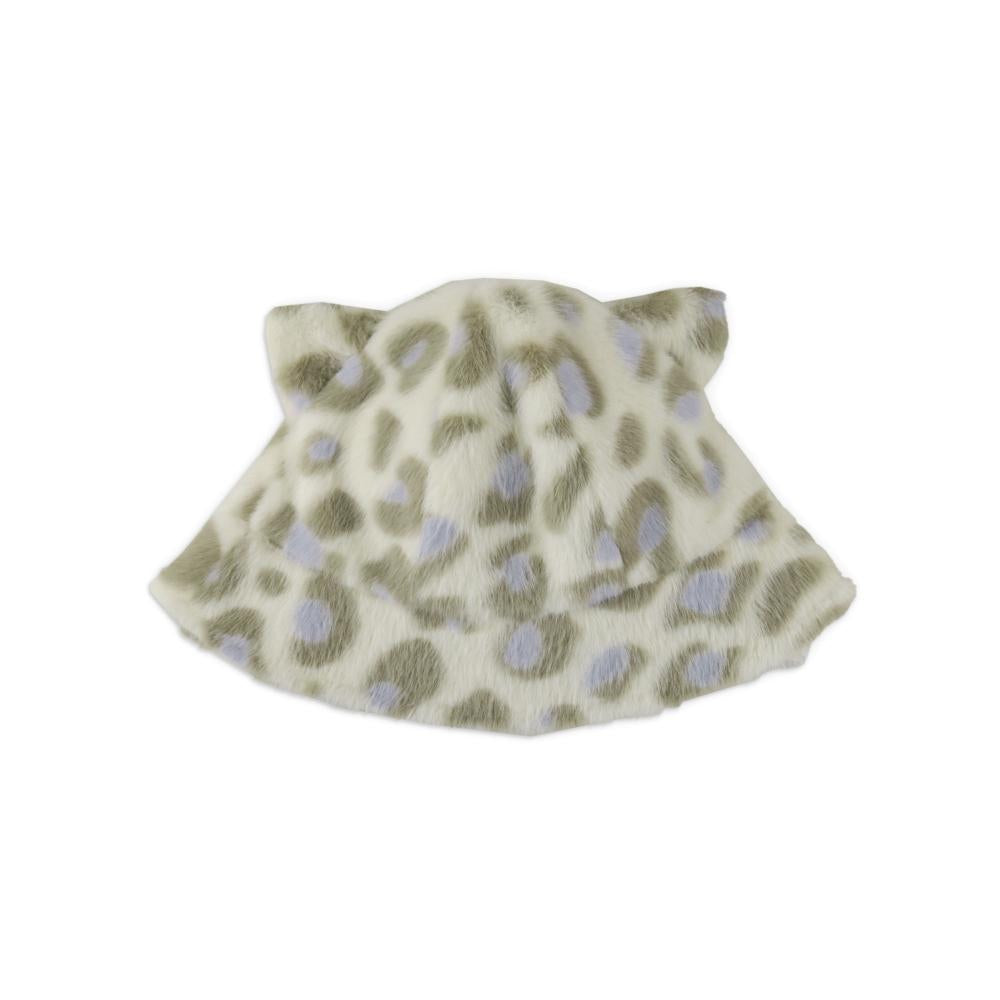 ხელოვნური ბეწვის ქუდი ყურებით