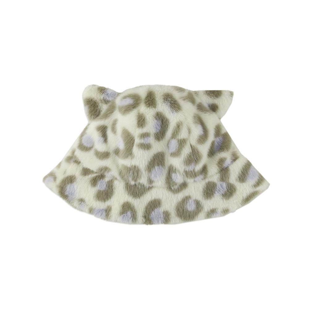 ხელოვნური ბეწვის ქუდი ყურებით