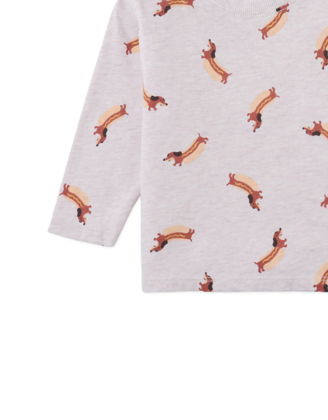 Baby Piero Tee with Dachshund All-Over Print