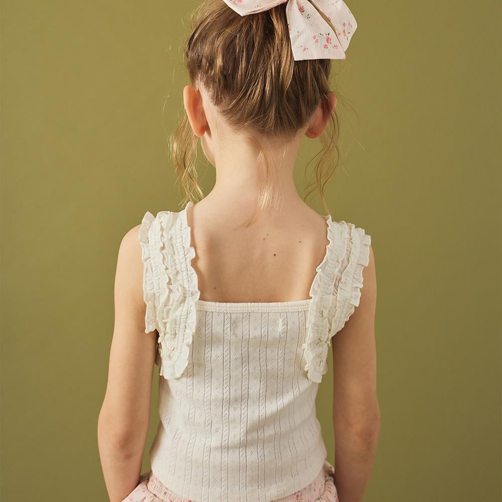 Sandra Pattern Top with Smocked Straps