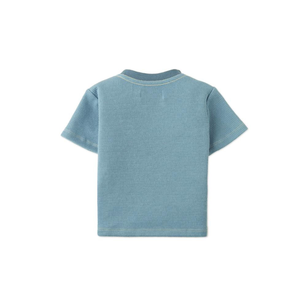 Baby Boris Waffle Knit Jersey T-Shirt