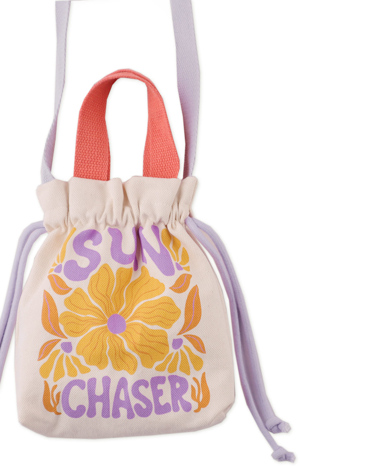 Girls Cathleen Canvas Sling Bag With Garrison Strap