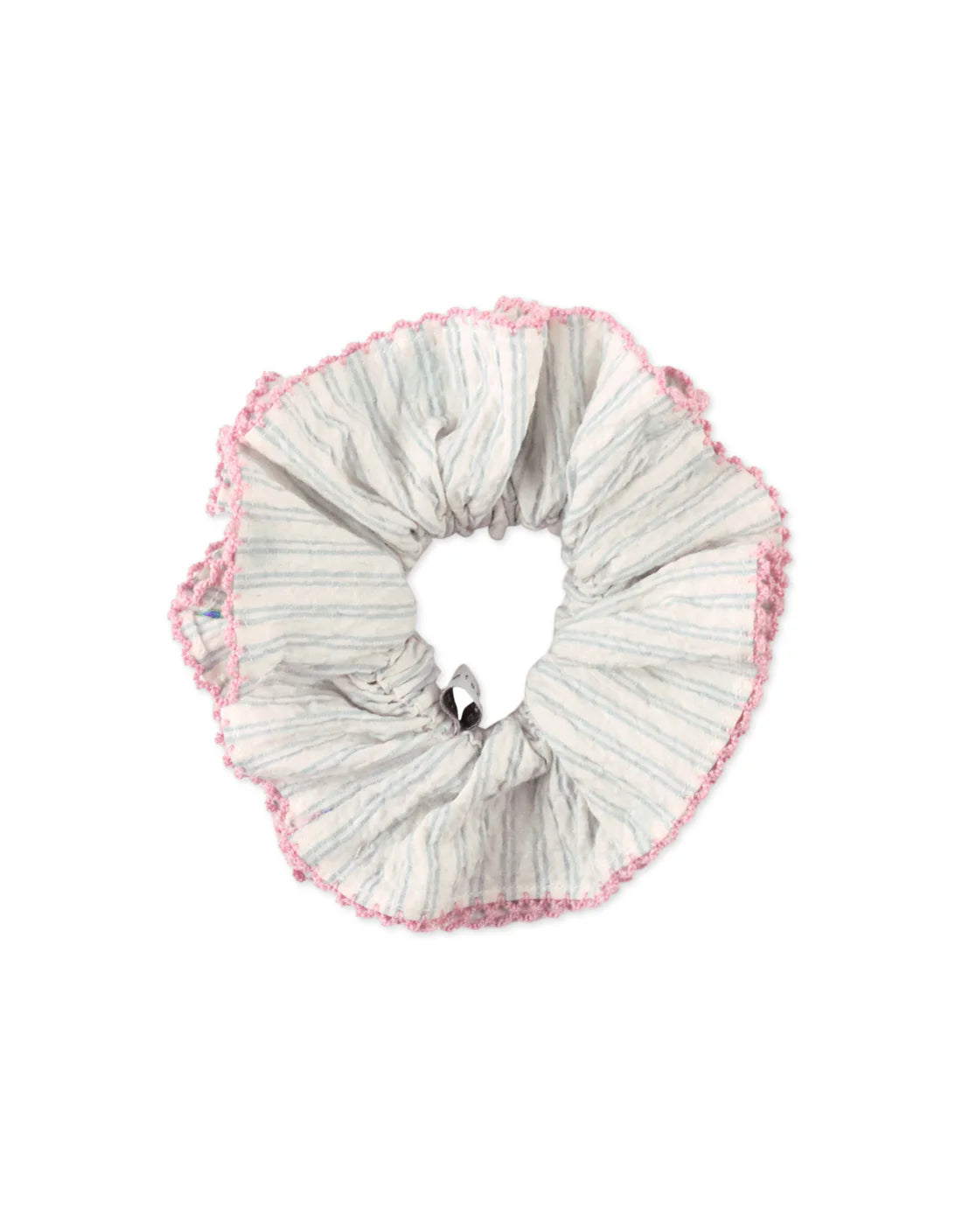Rue Scrunchies With Picoting Edges