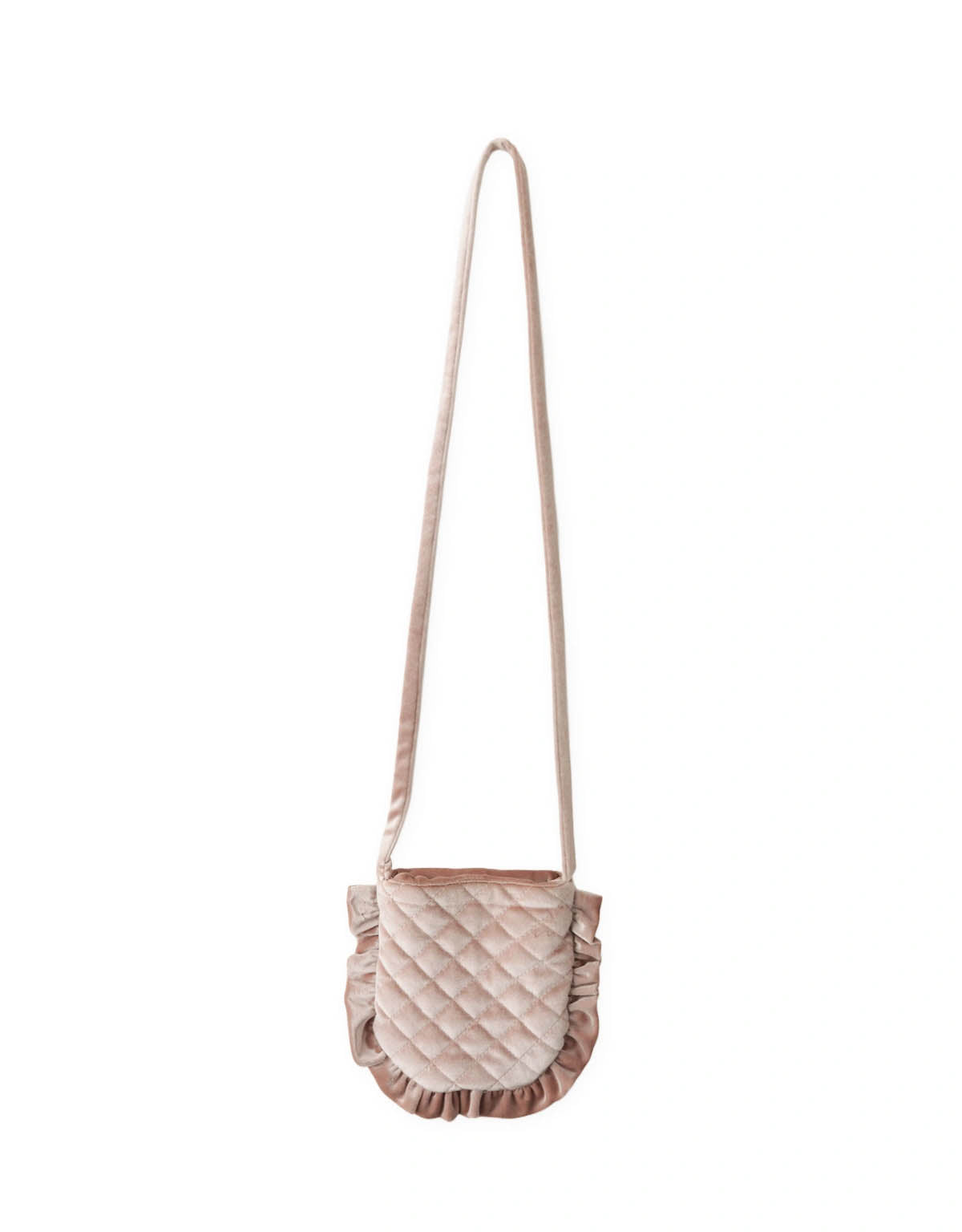 Quilted Velvet Bag with Embroideries