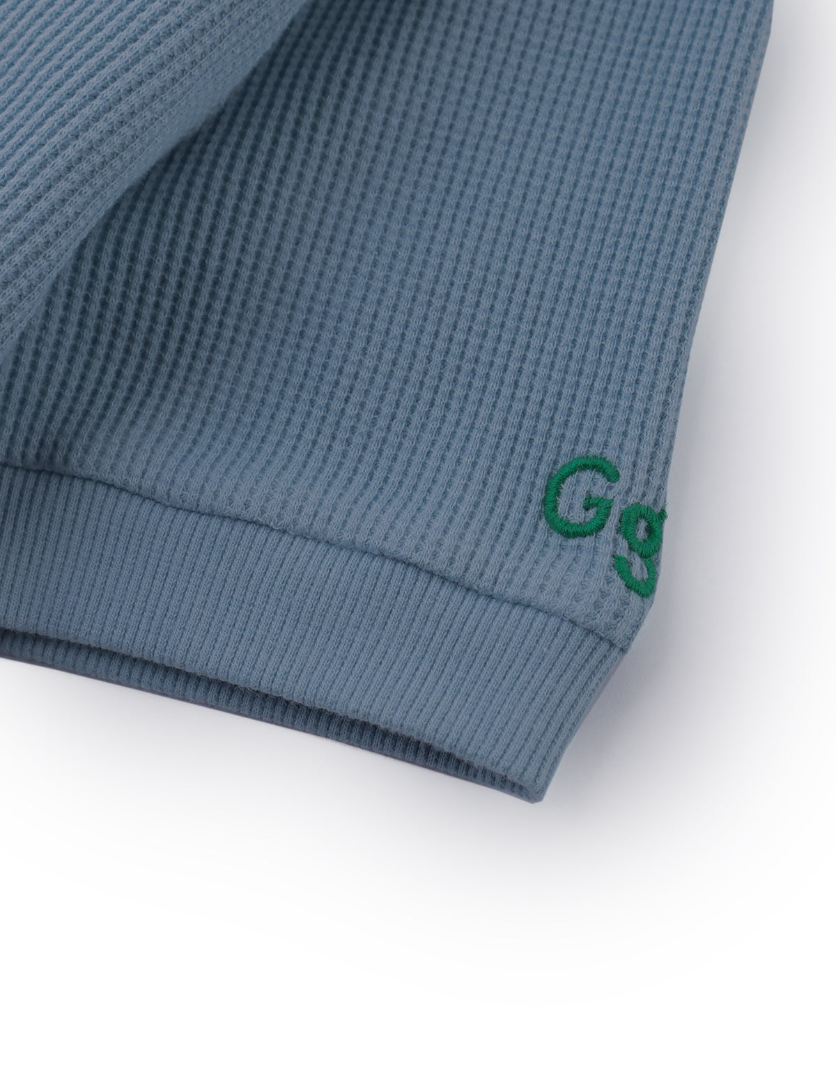 BOYS ASHER V-NECK WAFFLE POLO