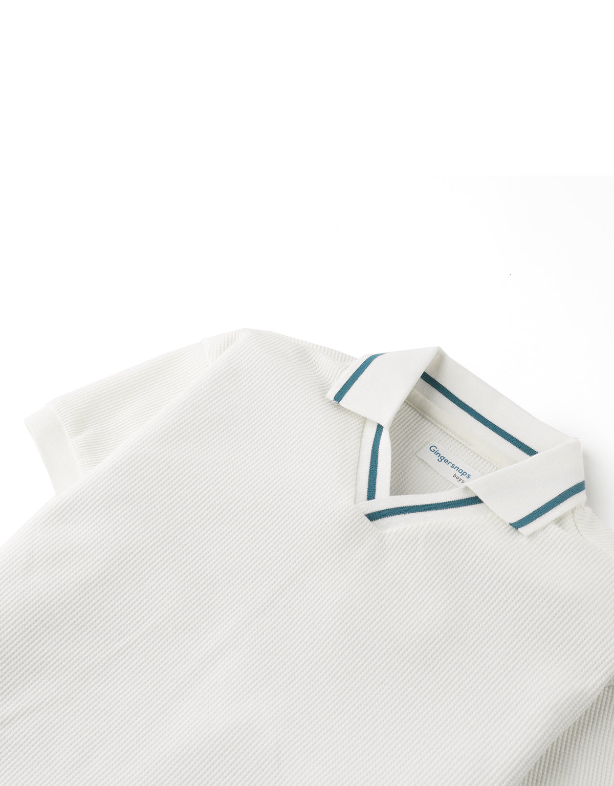 Boys Nico Waffle Polo Shirt