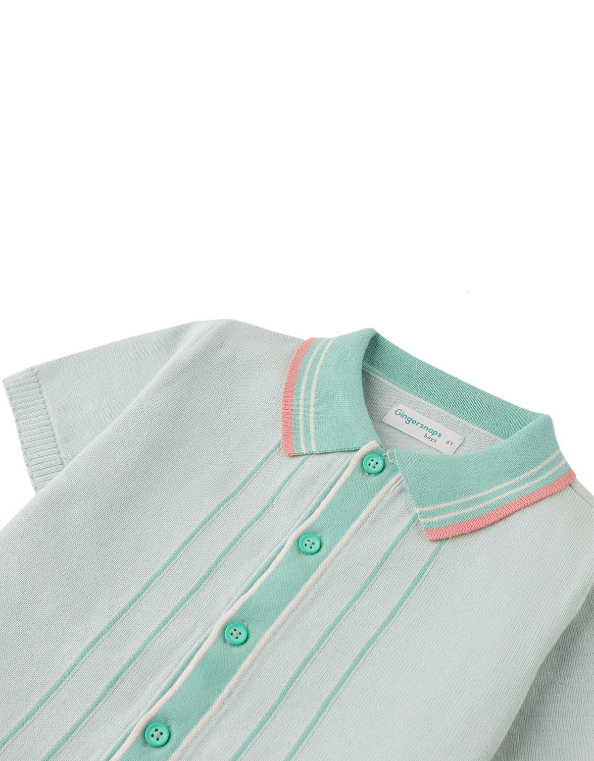 Boys Rico Button-Down Polo Shirt