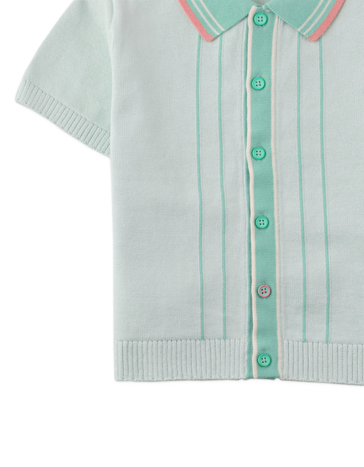 Boys Rico Button-Down Polo Shirt