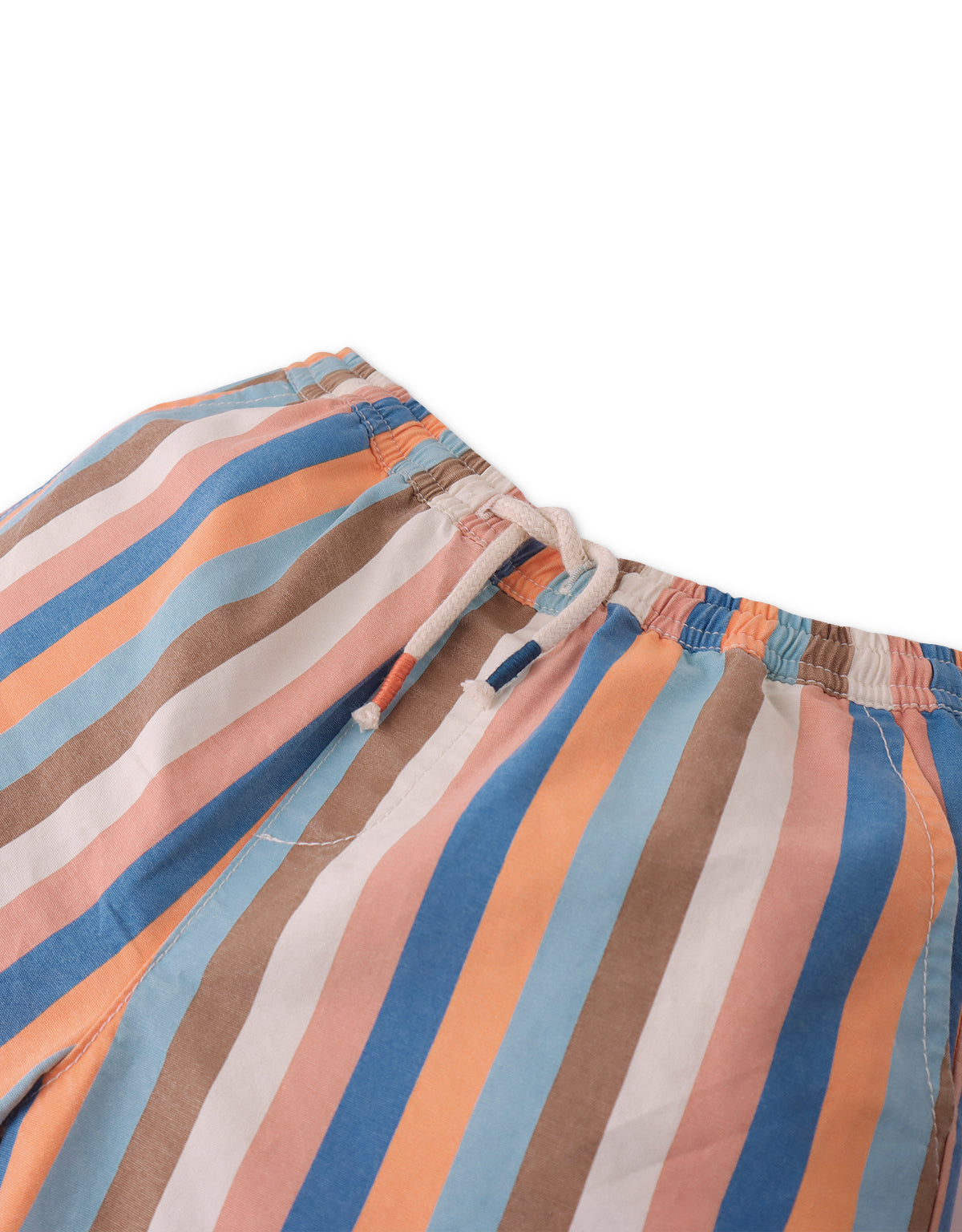 Boys Rowan Shorts In Multicolor Stripes Print