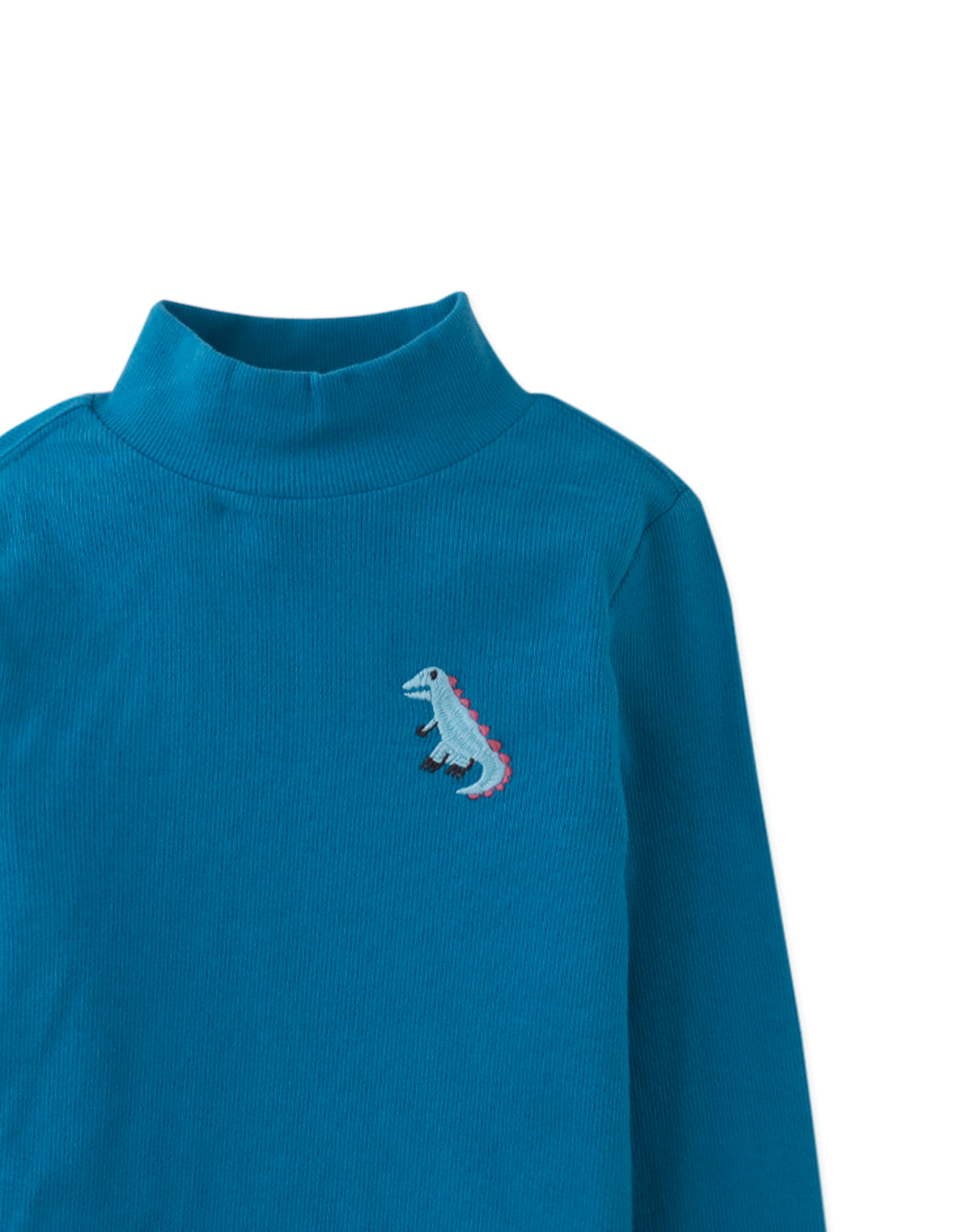 Mock Neck Long Sleeve T-Shirt
