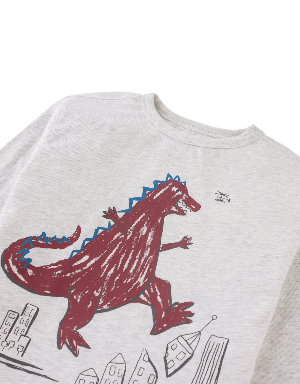 Long Sleeve T-Shirt with Dino Smash Print