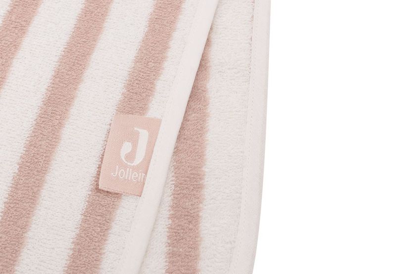 Bath Poncho Stripe - Wild Rose