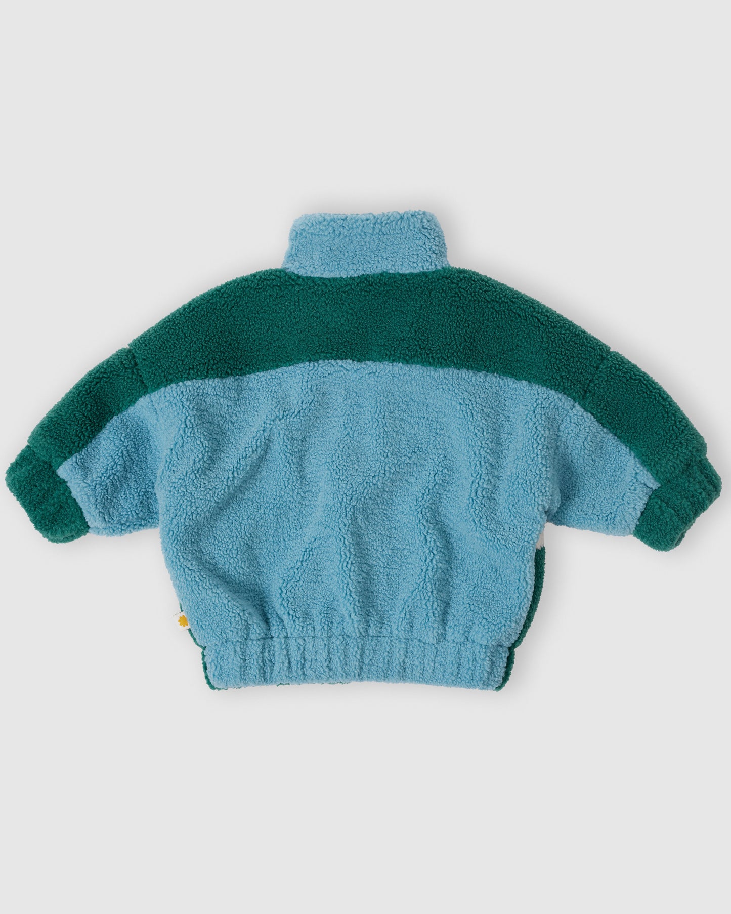 Frankie Sherpa Jacket Teal/Cream/Dark Jade