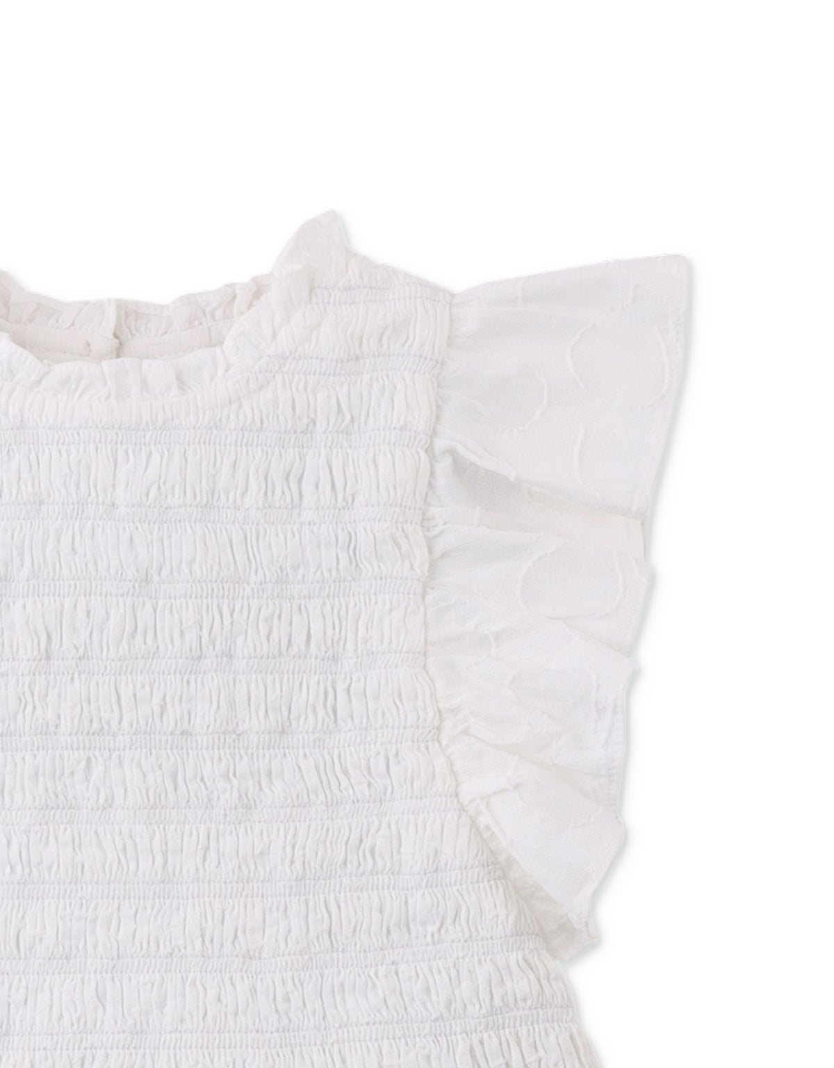 Girls Jacquie Top With Peplum Ruffles