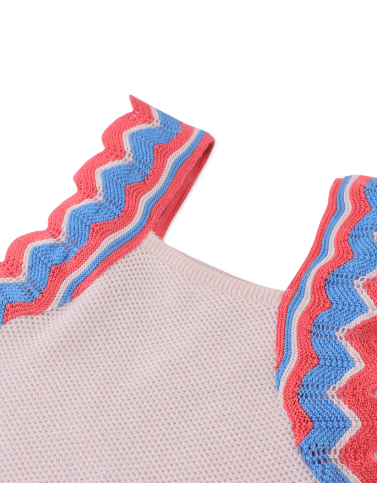 Girls Giselle Knitted Top With Scallop Details