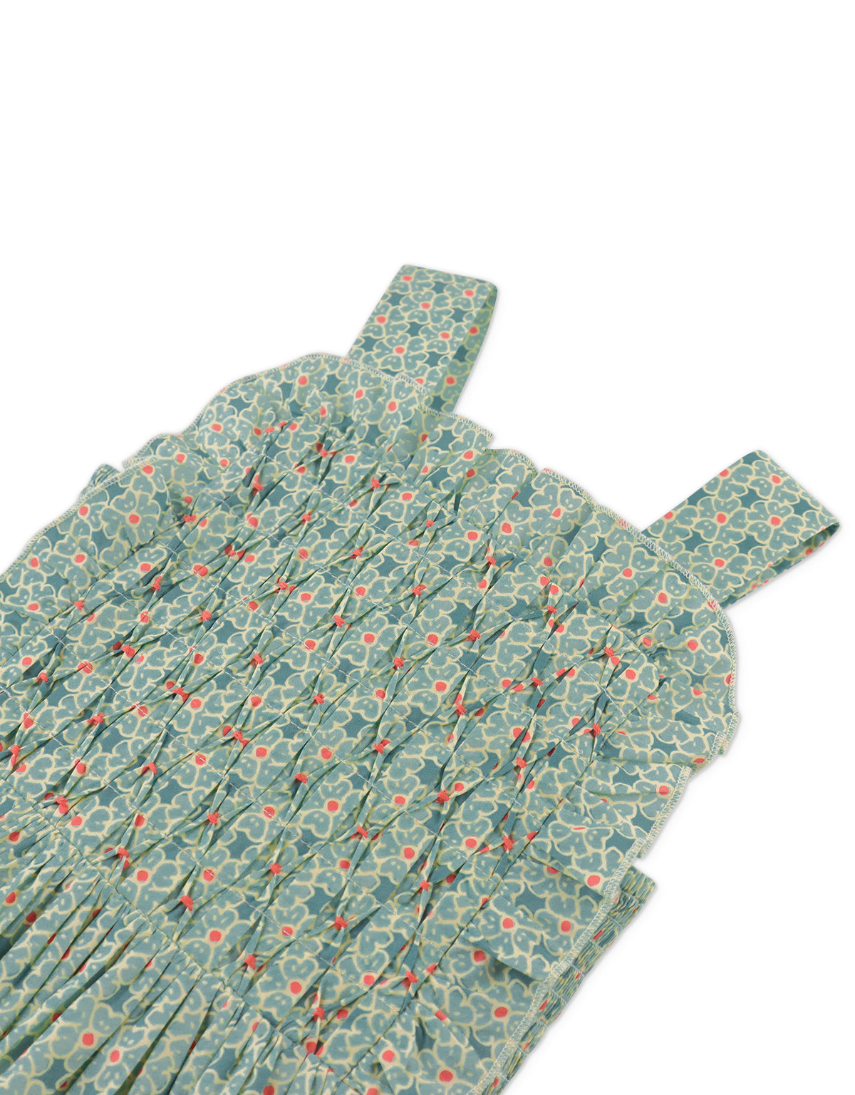 Girls Noemi Apron Dress With Ruffles