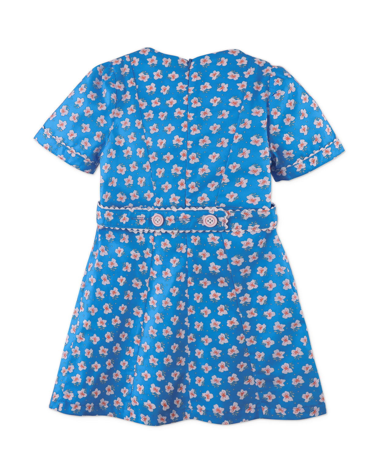 Girls Olivia Retro Dress With Pockets