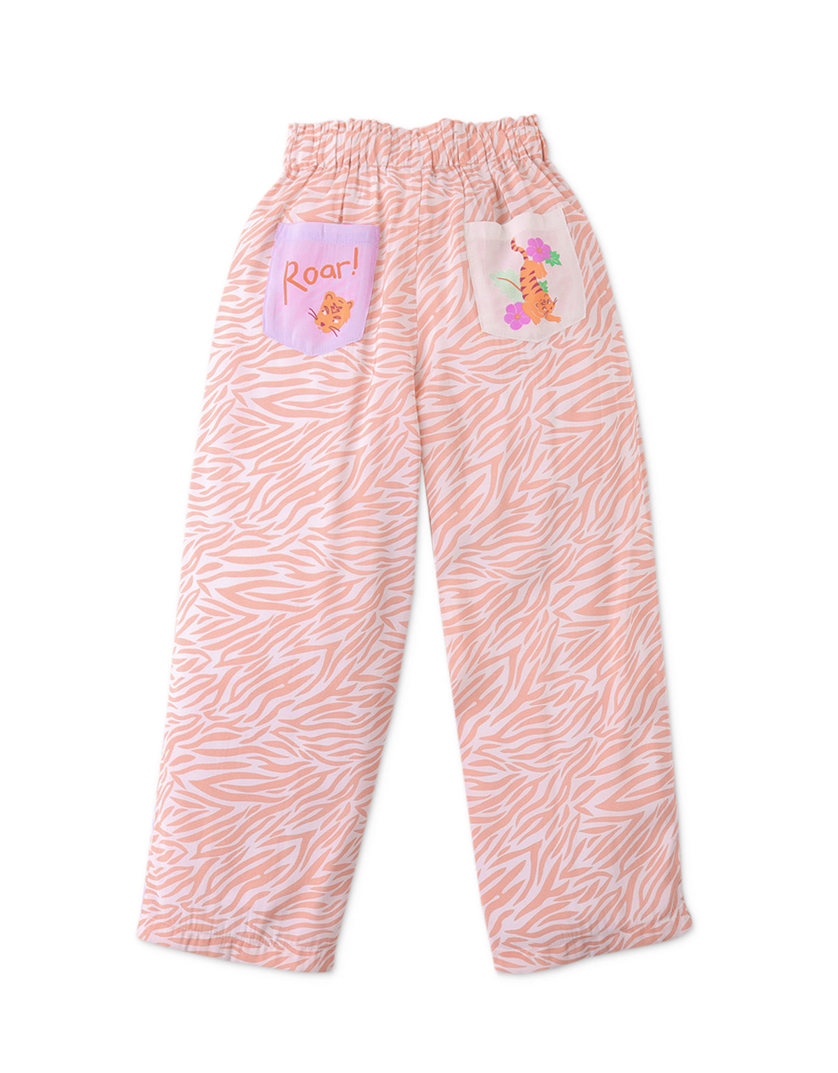 Girls Shiv Pants With Tiger Print