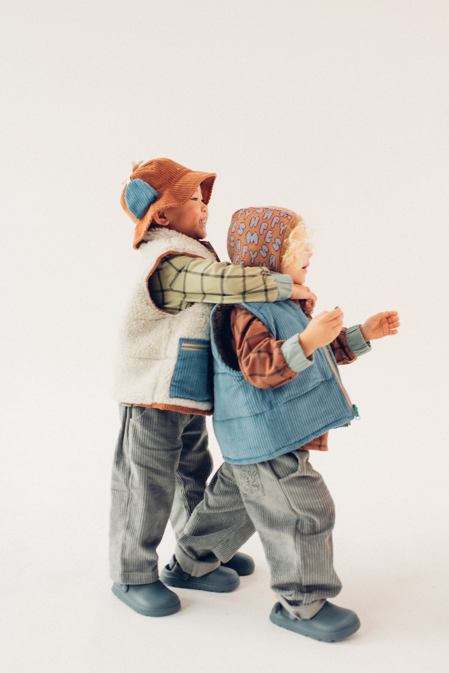 შექცევადი Merino Vest - Bluebird