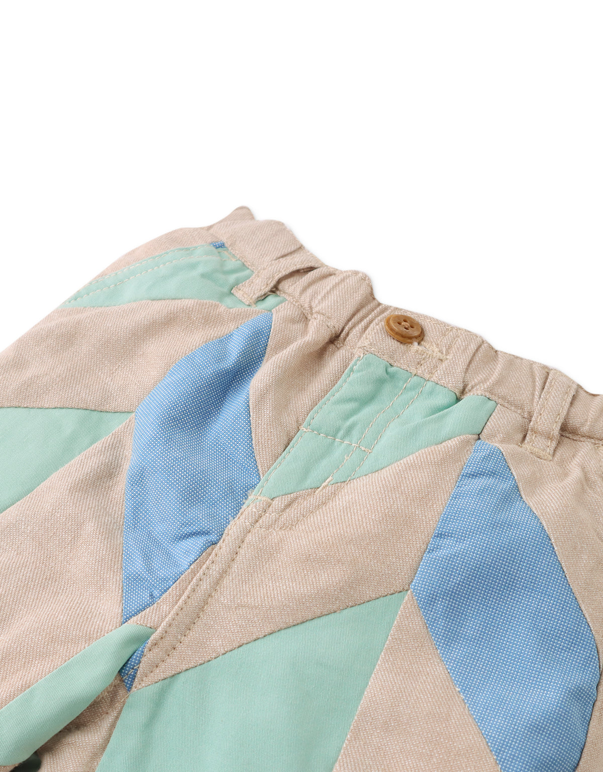 Baby Boys Alfonso Pants With Patchwork Detail