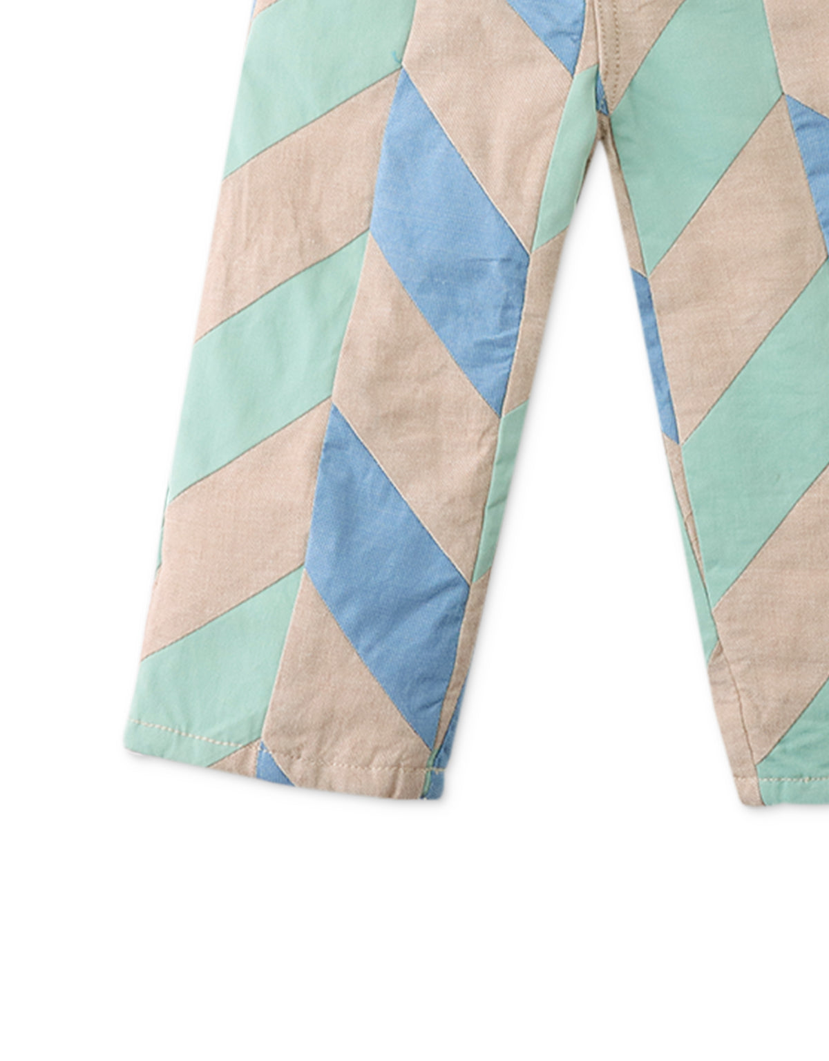 Baby Boys Alfonso Pants With Patchwork Detail