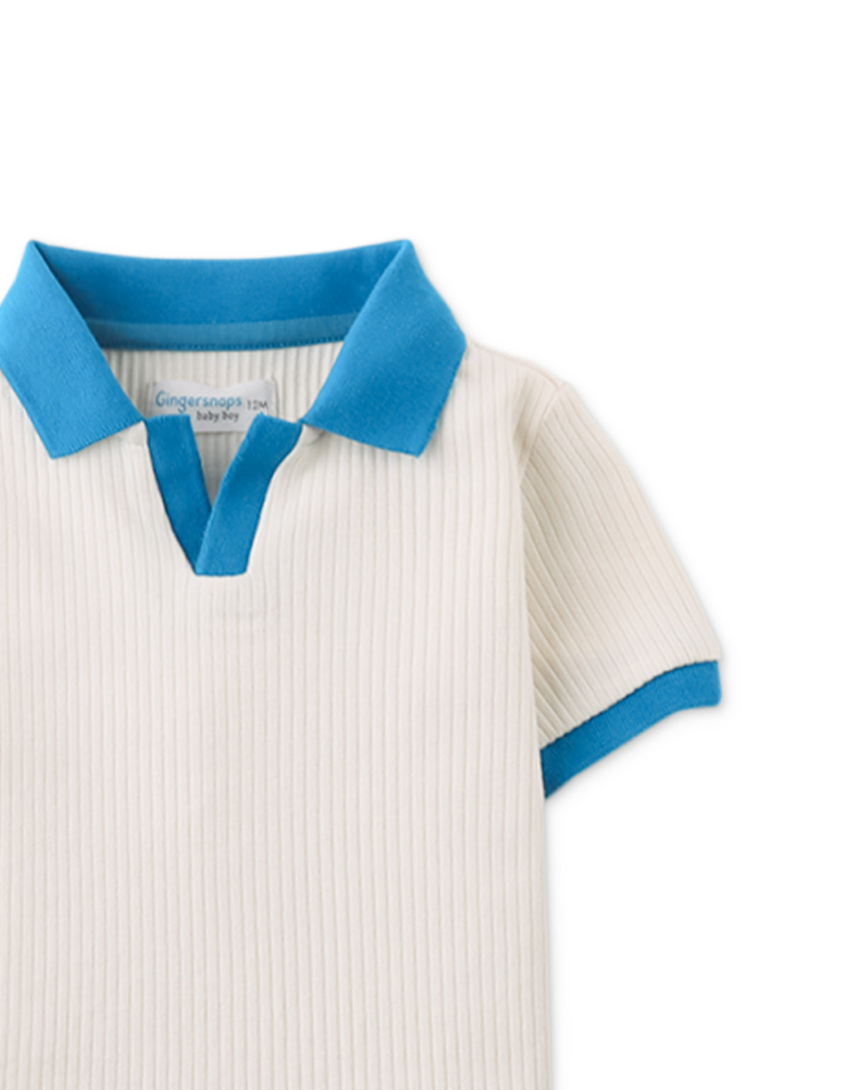 Baby Boys Phillip Jersey V-Neck Polo