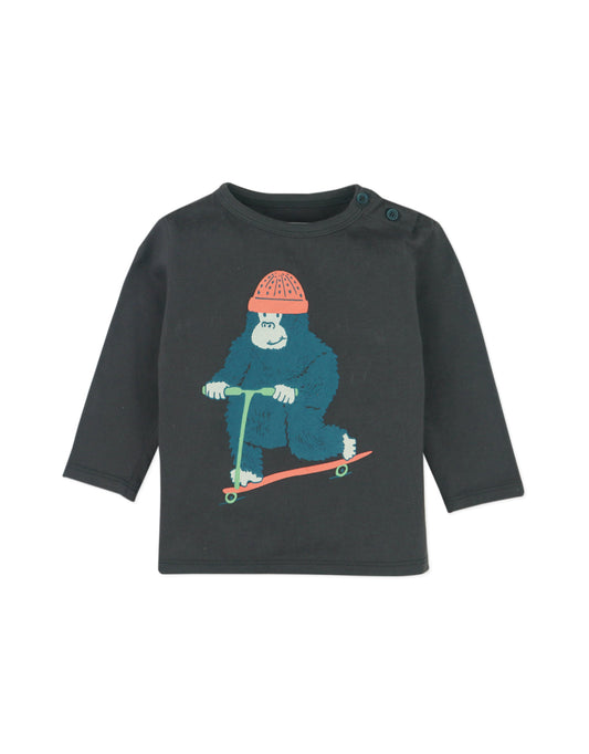 Baby Charlton Long Sleeve Tee with Gorilla