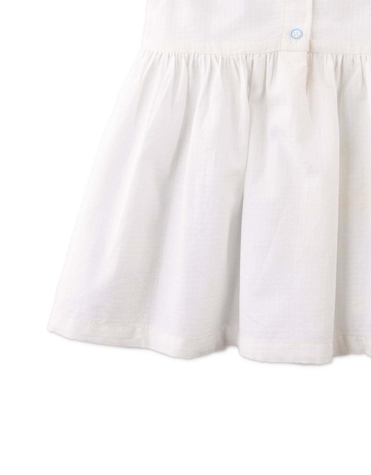 Baby Girls Bianca Gingham Dress With Embroidery On Collar