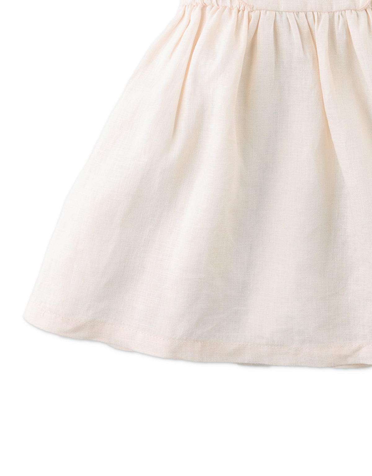 Baby Girls Daphne Dress With Scallop Details