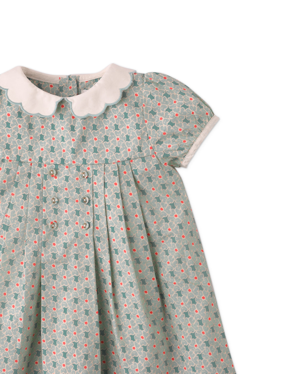 Baby Girls Norah Dress With Embroidered Collar