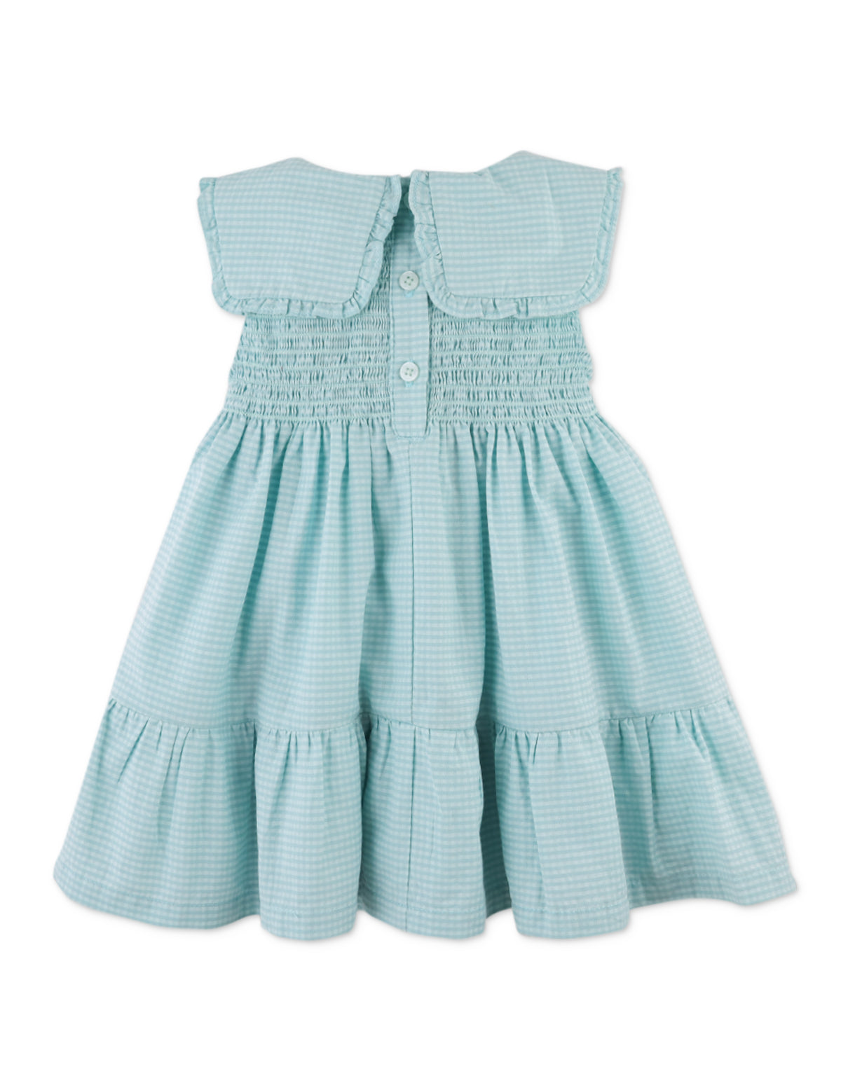 Baby Girls Celest Dress With Embroidered Collar