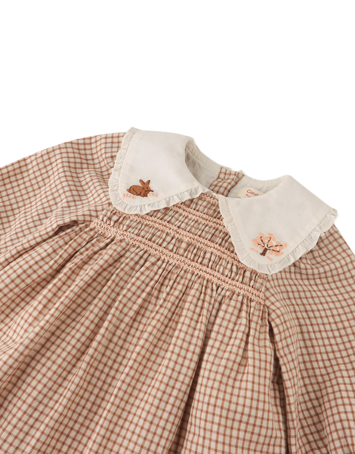 Baby Jonesy Smocked Dress with Bunny and Tree