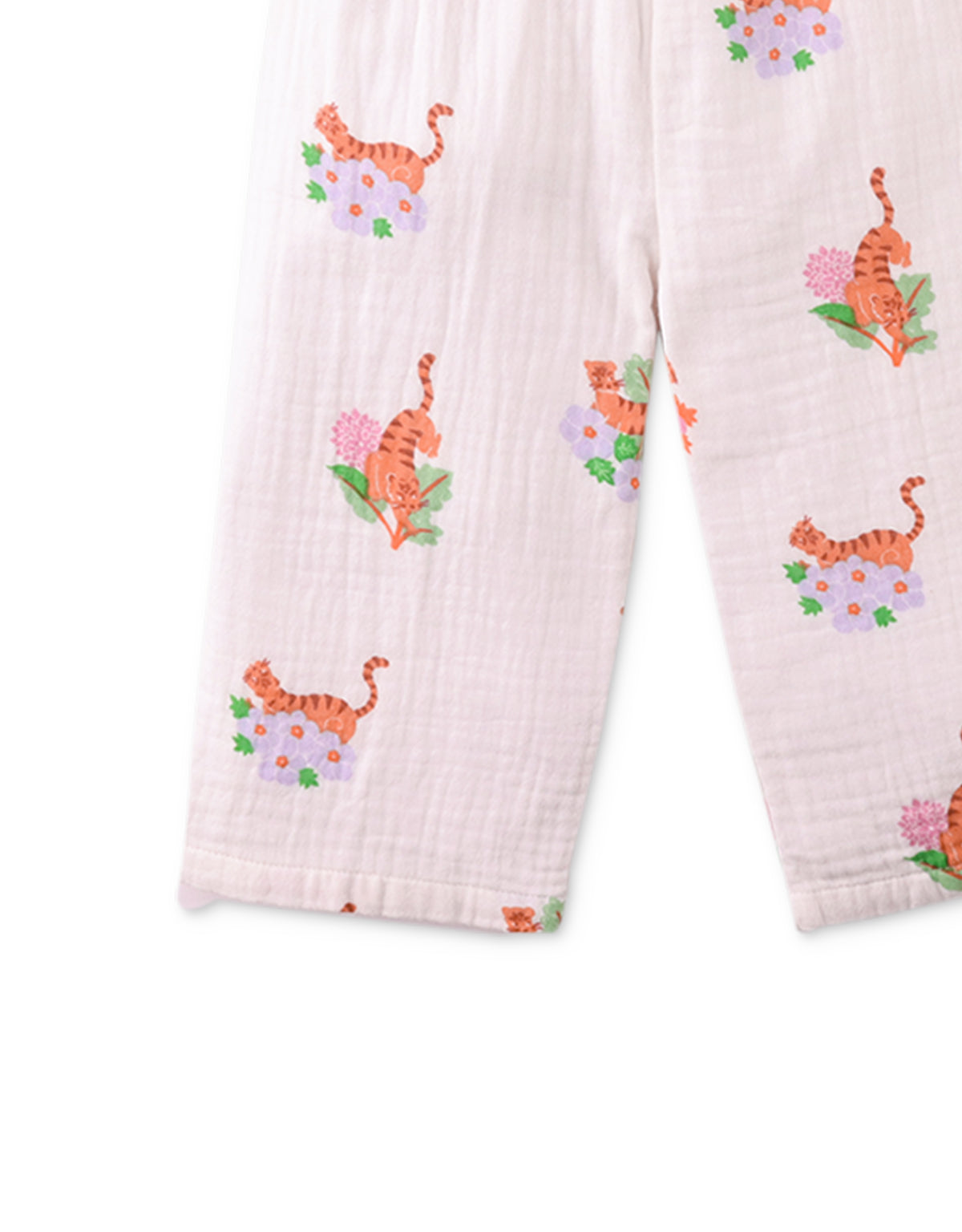 Baby Girls Mini Ivana Jumpsuit In Tiger Print