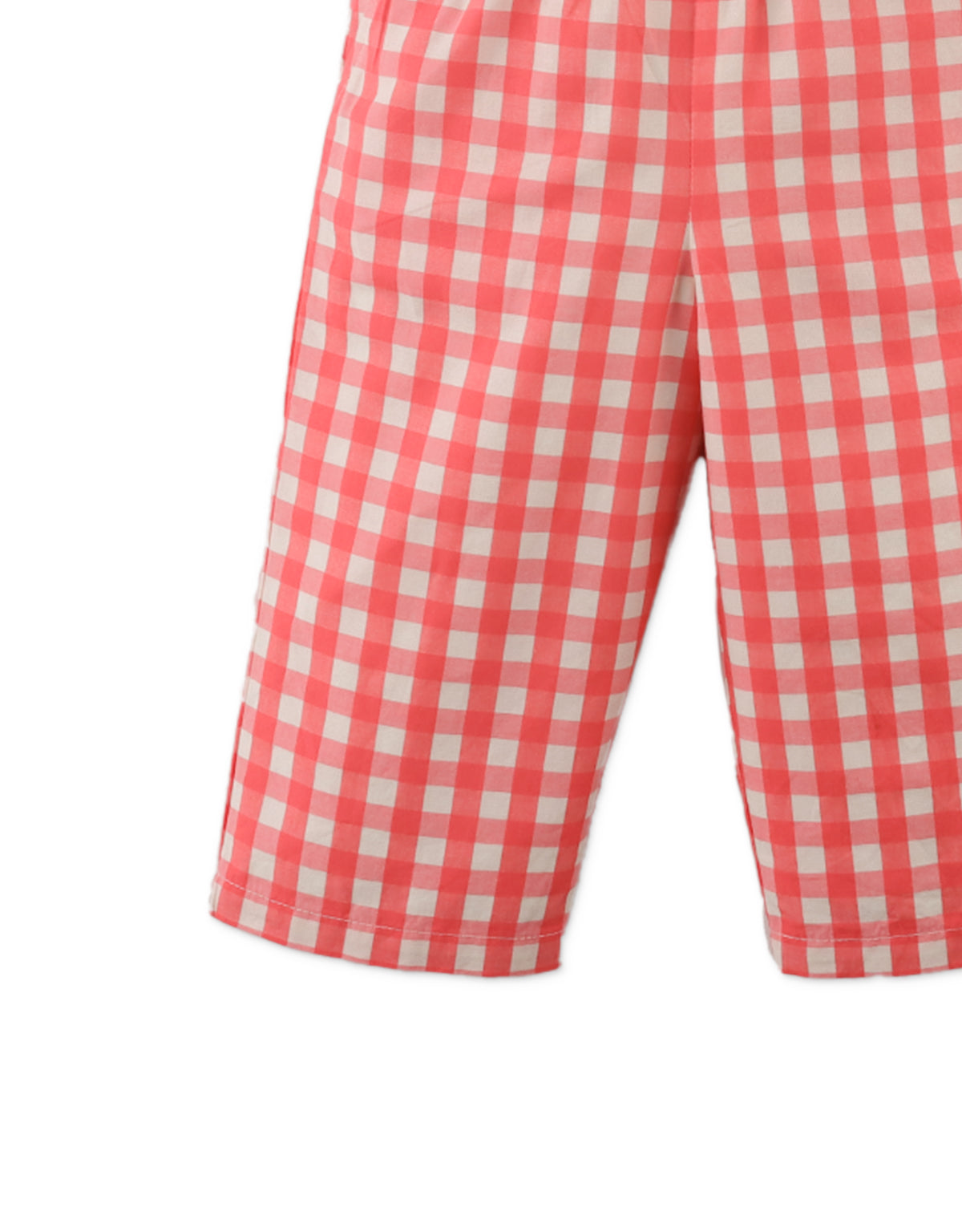 Baby Girls Nadia Gingham Jumpsuit With Smocking